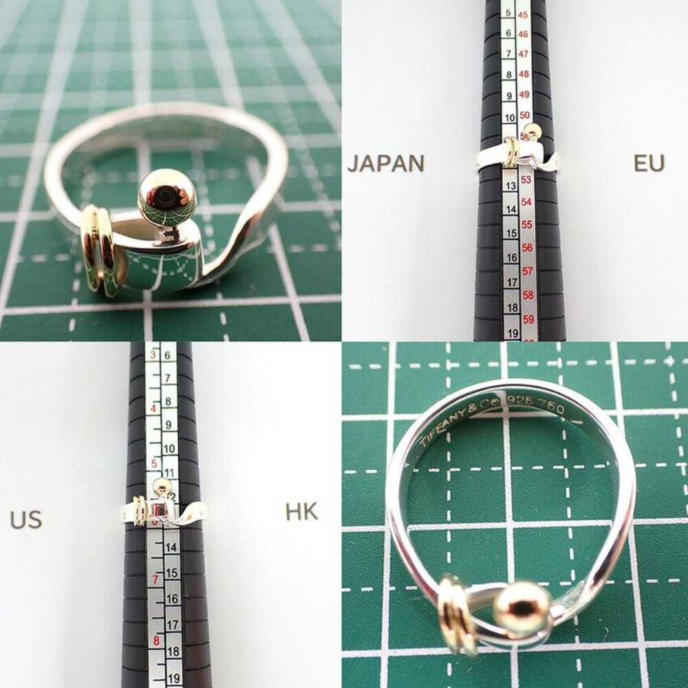 Tiffany & Co. 925 750 Hook Eye Ring - Picture 11 of 12